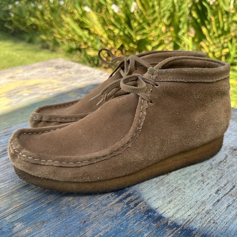 Duck Head Wallabee Shoes Men’s 10.5 Tan Brown Suede Crepe Sole BP